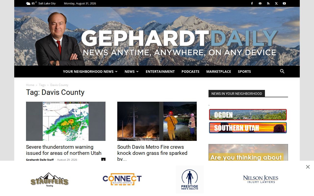Davis County crime-news index at Gephardt Daily